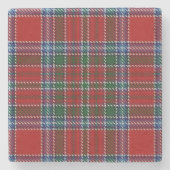 Alte Schotte Tavern Clan MacBean MacBain Tartan Steinuntersetzer (Vorderseite)