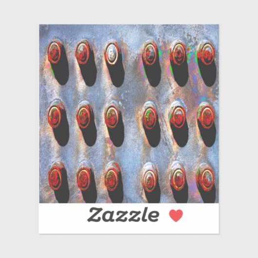 Alte Schrauben Aufkleber (Blatt)