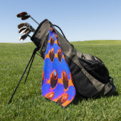 Alte Schrauben Golfhandtuch (Gras)