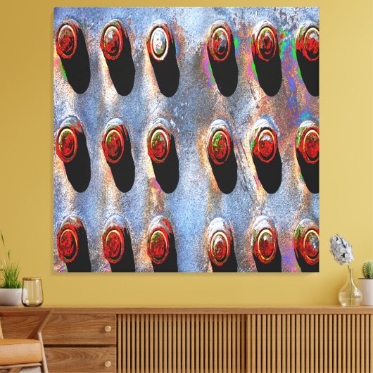 Alte Schrauben Leinwanddruck (Insitu (Wohnzimmer))