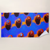 Alte Schrauben Strandtuch (Vorderseite)