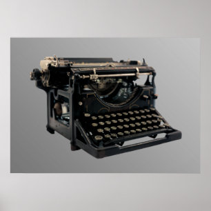 Alte Schreibmaschine Poster