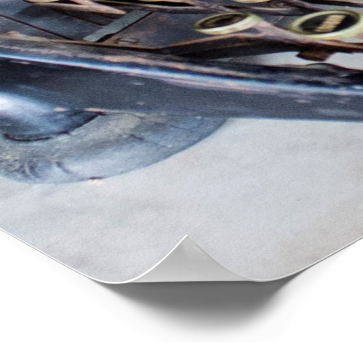 Alte Schreibmaschine Poster (Ecke)