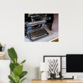 Alte Schreibmaschine Poster (Heimbüro)