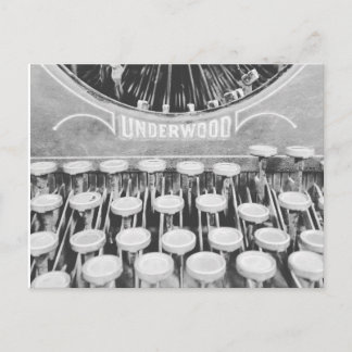 Alte Schreibmaschine Postkarte