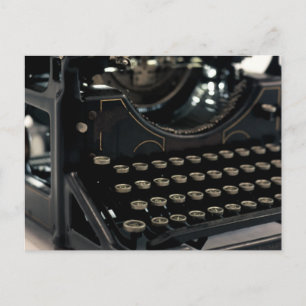 Alte Schreibmaschine Postkarte