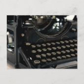 Alte Schreibmaschine Postkarte (Vorderseite)