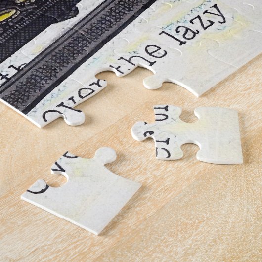 Alte Schreibmaschine und Text Puzzle (Seite)