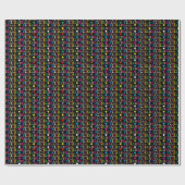 alte Schreibmaschine von Pickleball auf schwarzem Geschenkpapier (Flach)