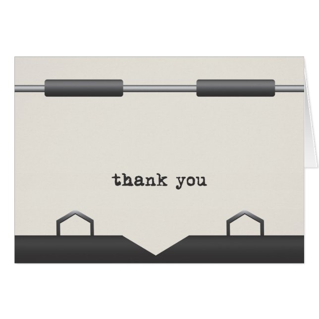 Alte Schreibmaschinenbotschaften (Vorderseite (Horizontal))