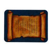 Alte Schrift: Schrift, Bibelverse: Isaiah Magnet (Horizontal)