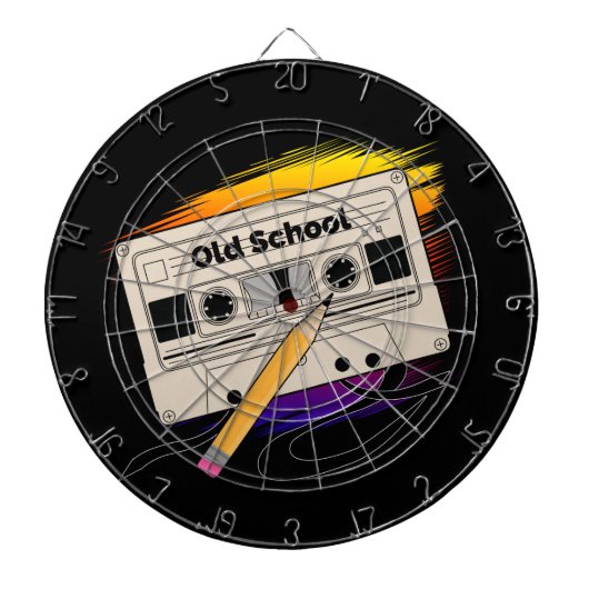 Alte Schul Erinnerungen Dartscheibe (vorne)