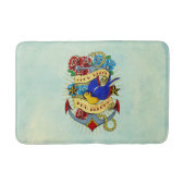 Alte Schulanker Badematte (Vorderseite)