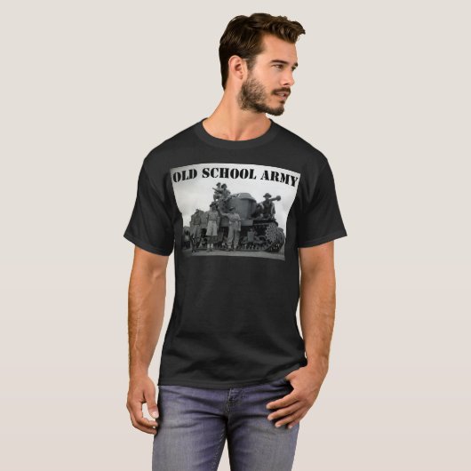 Alte Schularmee T-Shirt (Vorne ganz)