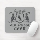 Alte SchulAussenseiter-Eule Mousepad (Mit Mouse)