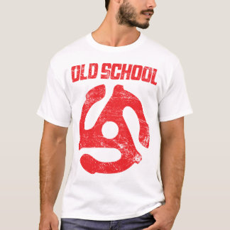 Alte Schulbeunruhigtes T-Shirt