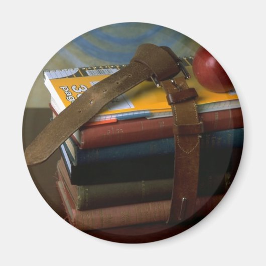 Alte Schulbücher Magnet (Vorne)