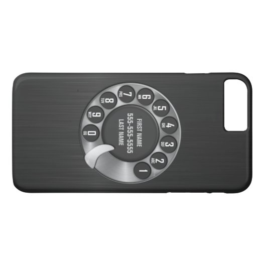 Alte Schuldrehskala-Telefon Case-Mate iPhone Hülle (Rückseite (Horizontal))