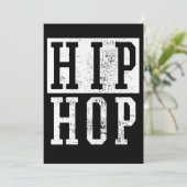 Alte Schule 90er 90er Jahre Hip Hop Rap Damiseta Einladung (Stehend Vorderseite)