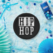 Alte Schule 90er 90er Jahre Hip Hop Rap Damiseta Pappteller (Party)