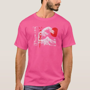 Alte Schule Authentisches japanisches Kanagawa The T-Shirt