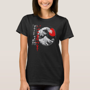 Alte Schule Authentisches japanisches Kanagawa The T-Shirt