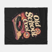 Alte Schule Cool (2) Fleecedecke (Vorderseite (Horizontal))