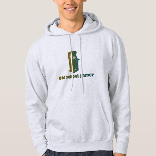 Alte Schule Gamer Hoodie (Vorderseite)