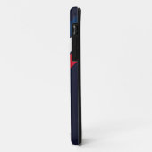 Alte Schule gestreifter 70er 80er Retro Racing Str Case-Mate iPhone Hülle (Hinten/Links)