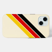 Alte Schule gestreifter 70er 80er Retro Racing Str Case-Mate iPhone Hülle (Rückseite (Horizontal))