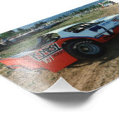 Alte Schule Gregg Racing Fotodruck (Ecke)