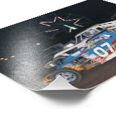Alte Schule Gregg Racing Fotodruck (Ecke)