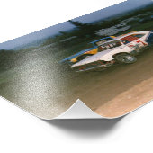 Alte Schule Gregg Racing Fotodruck (Ecke)