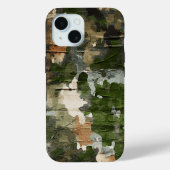 Alte Schule grüne militärische Camouflage getragen Case-Mate iPhone Hülle (Rückseite)