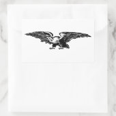 Alte Schule Illustration Bald Eagle Stickers (Tasche)