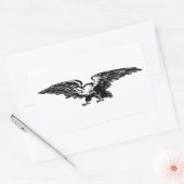 Alte Schule Illustration Bald Eagle Stickers (Umschlag)