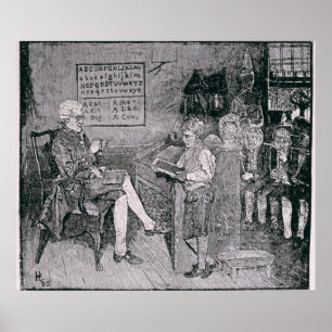 Alte Schule in Pennsylvania Poster