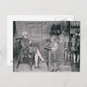 Alte Schule in Pennsylvania Postkarte (Vorne/Hinten)