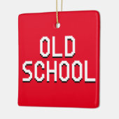 ALTE SCHULE KERAMIKORNAMENT (Links)