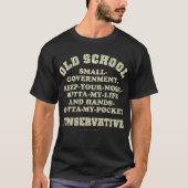 Alte Schule Konservative T-Shirt (Vorderseite)