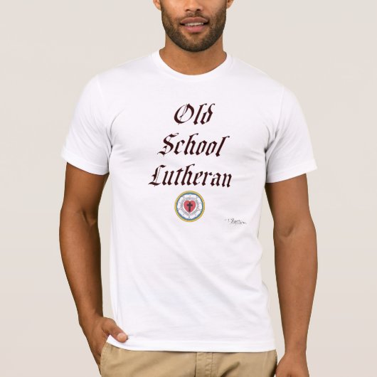 Alte Schule Lutheran-Mens T-Shirt (Vorderseite)
