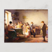 Alte Schule Malerei Kunst Postkarte (Vorderseite)