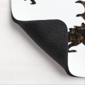 Alte Schule - mittelalterlicher Drache König Artus Mousepad (Ecke)