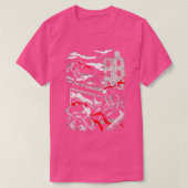 Alte Schule Ninjas T-Shirt (Design vorne)