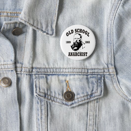 Alte Schule -- Pierre-Joseph Proudhon Button (Beispiel)