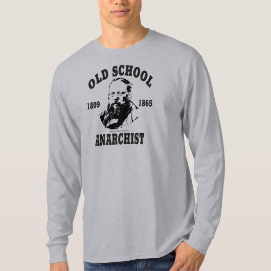 Alte Schule -- Pierre-Joseph Proudhon T-Shirt (Vorderseite)