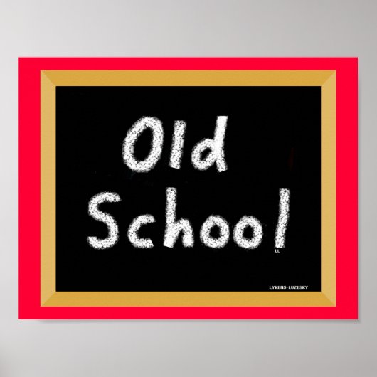 Alte Schule Poster (Vorne)