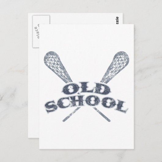 Alte Schule Postkarte (Vorne/Hinten)