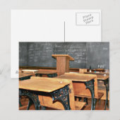 Alte Schule Postkarte (Vorne/Hinten)