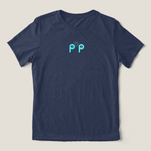 alte Schule PP Tri-Blend Shirt (Design Vorderseite)